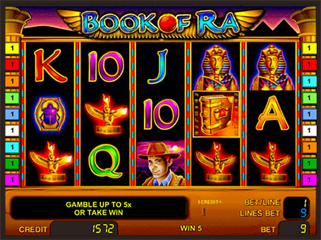 Символы игрового автомата Book of Ra