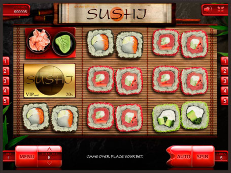 Ігровий онлайн автомат Sushi - символи